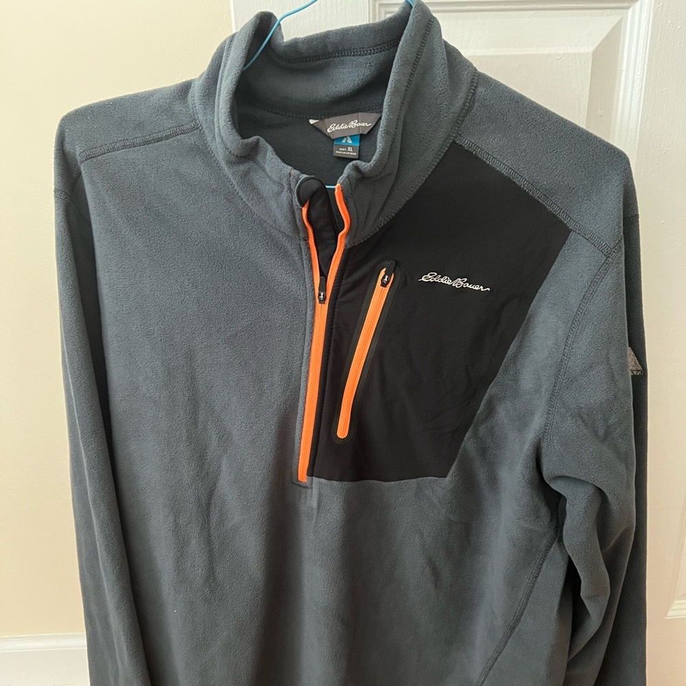 Blue/Grey Eddie Bauer quarter zip
